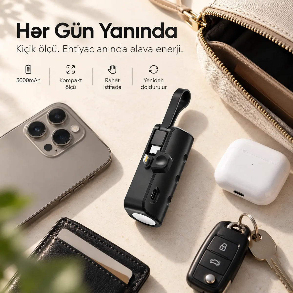 Mini Kapsul Powerbank