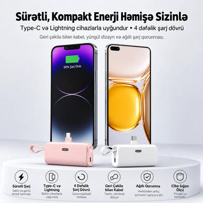 Mini Kapsul Powerbank