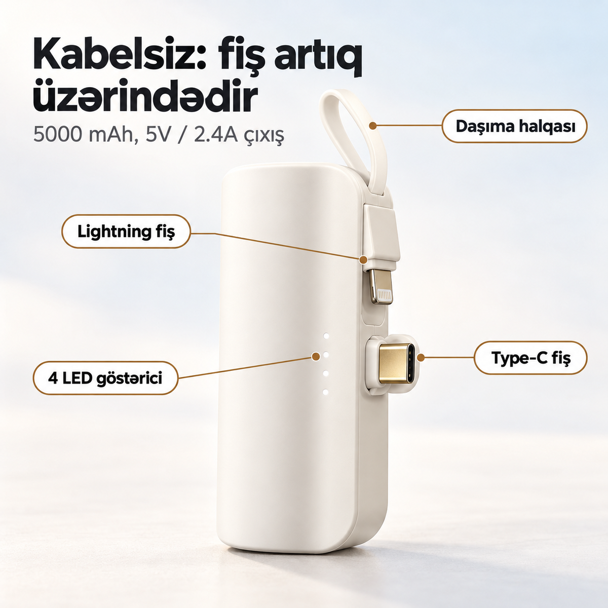 Mini Kapsul Powerbank