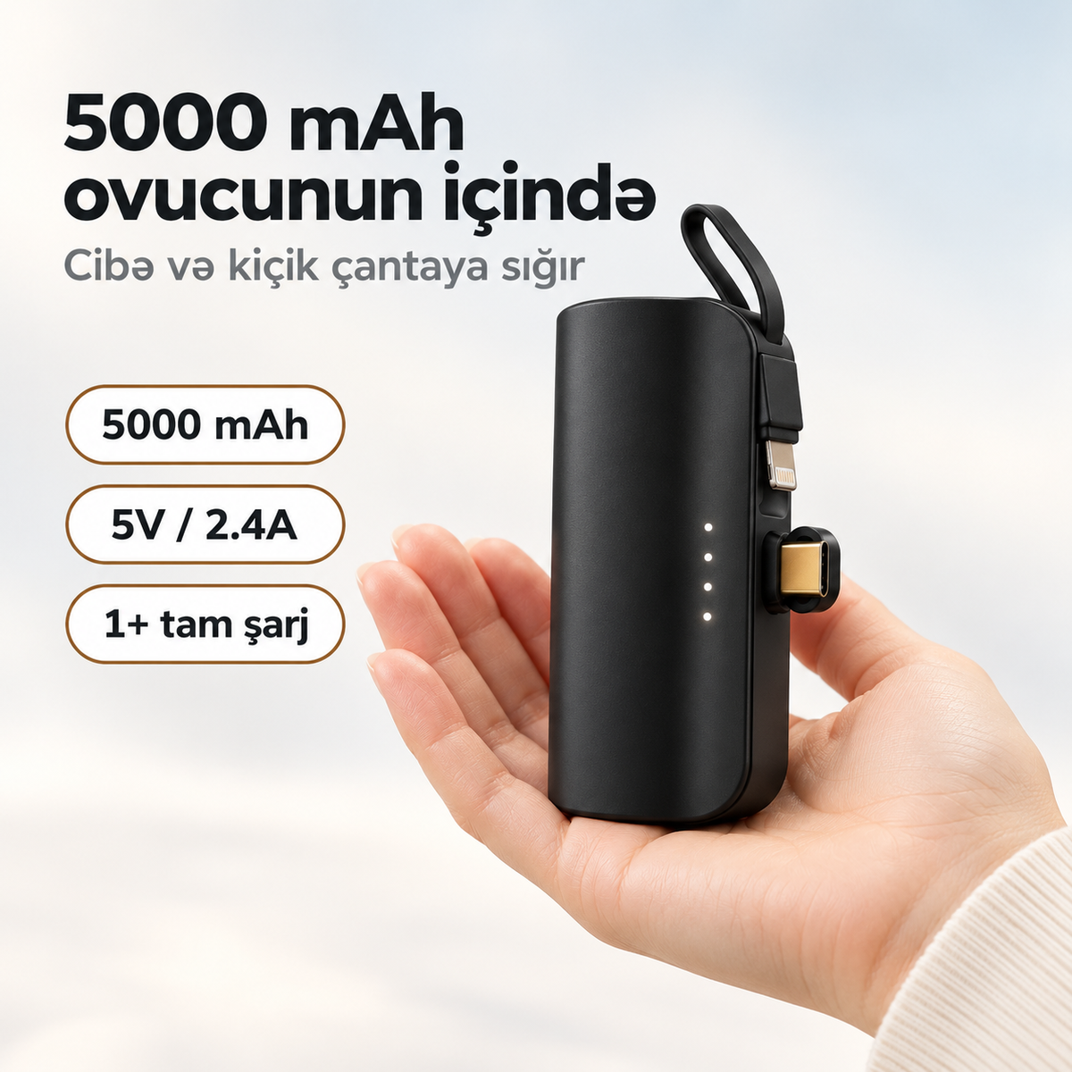 Mini Kapsul Powerbank